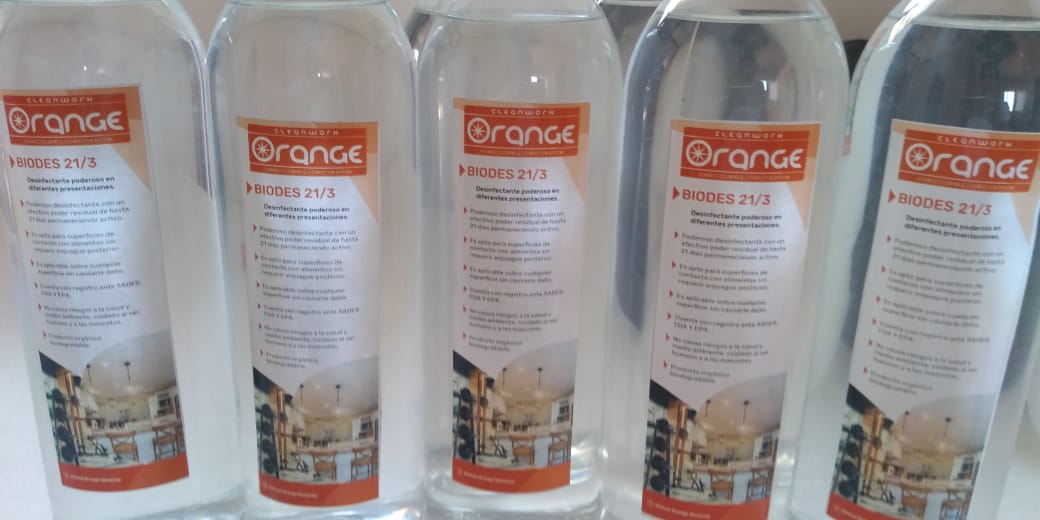 ORANGE DESINFECTANTE ELECTROSTATICOS