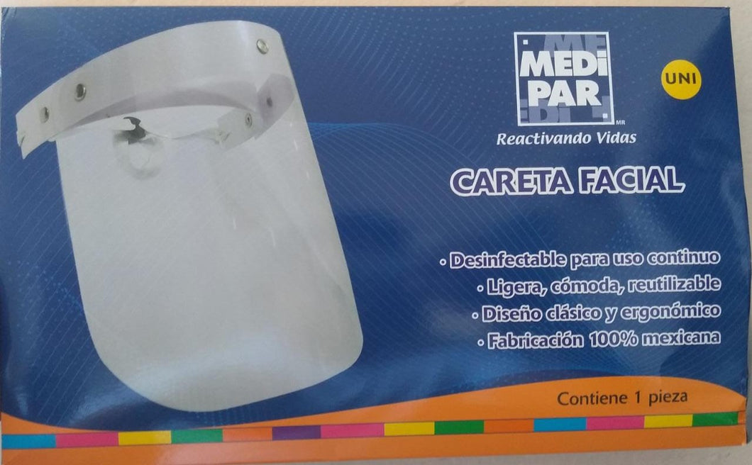 CARETA PROTECTOR FACIAL