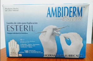 GUANTES LATEX AMBIDERM